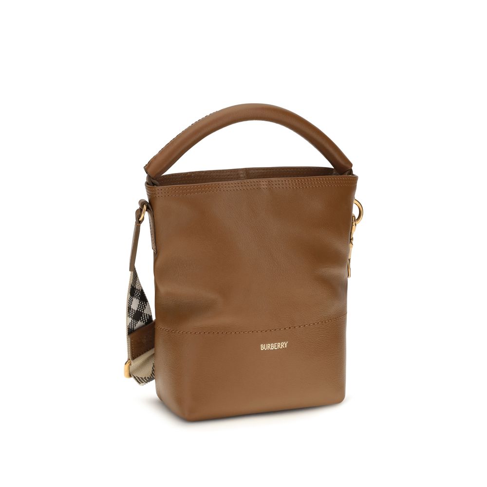 Burberry Braune Kalbsleder Bos Taurus Bucket Bag-2