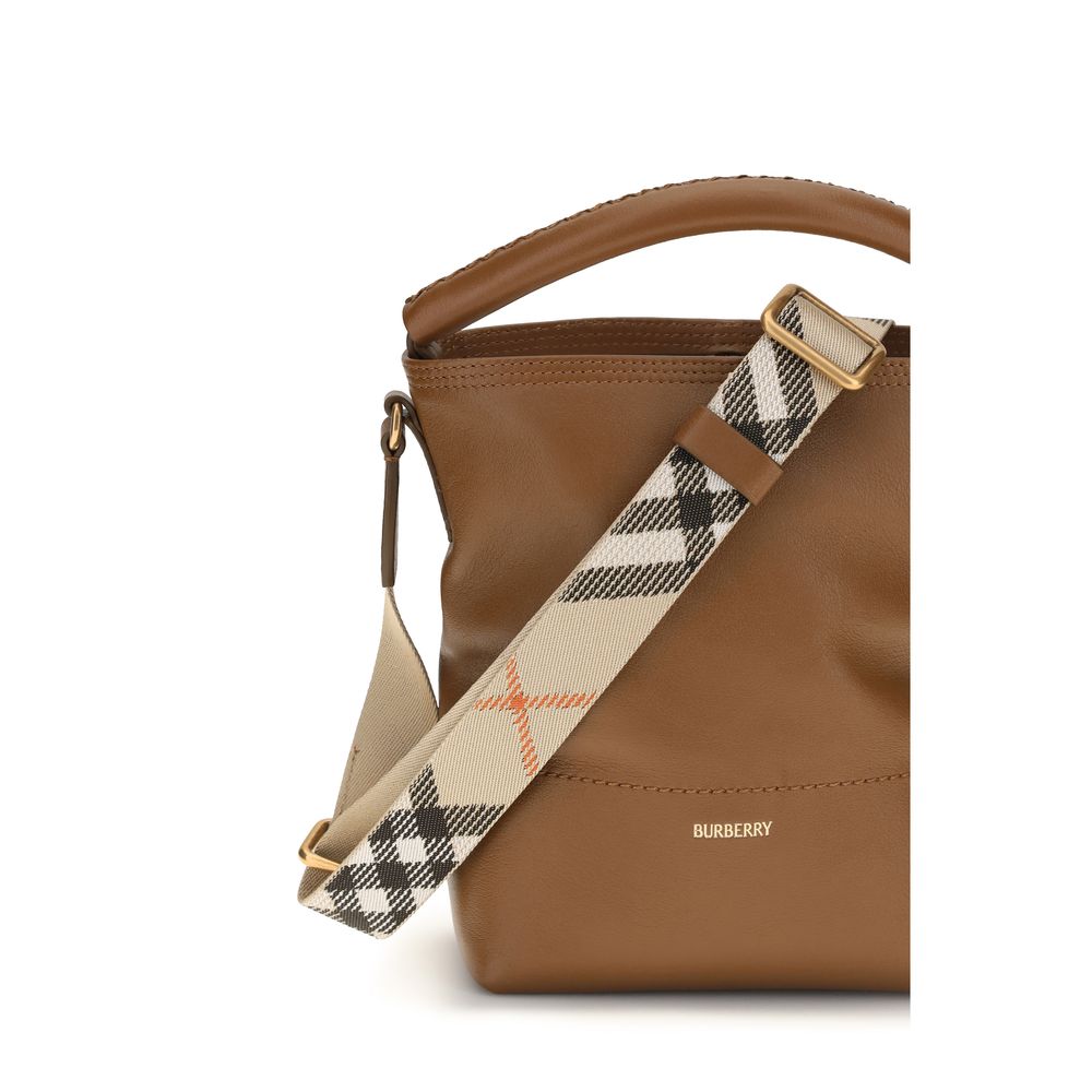 Burberry Braune Kalbsleder Bos Taurus Bucket Bag-4