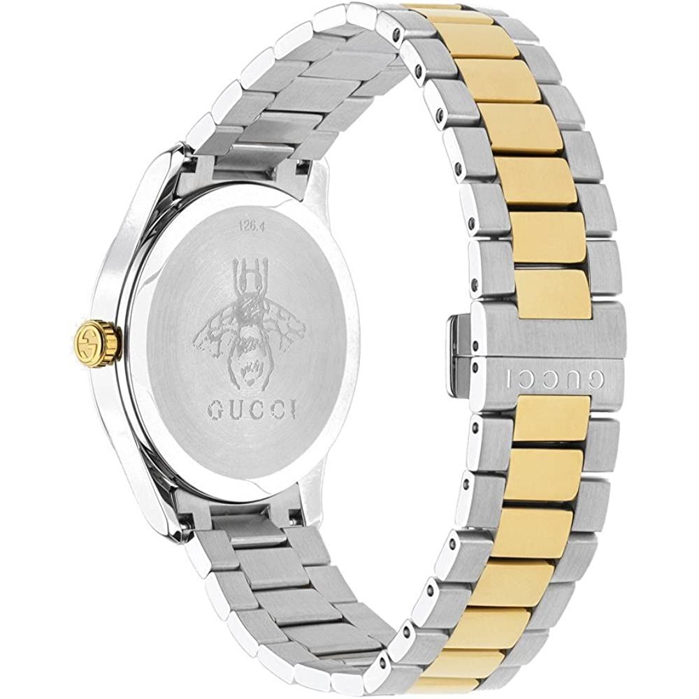 Gucci Silberne Edelstahl-Dresswatch-2