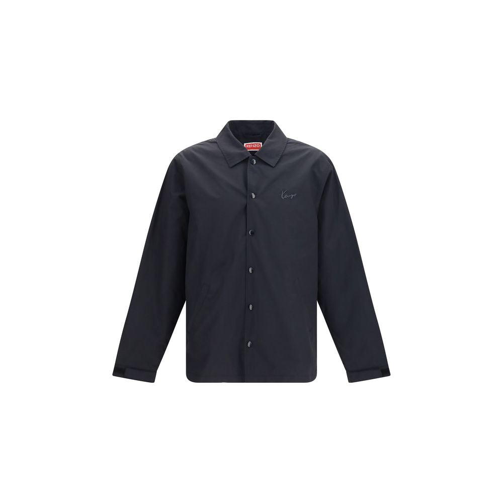 Kenzo Schwarze Baumwolljacke-1