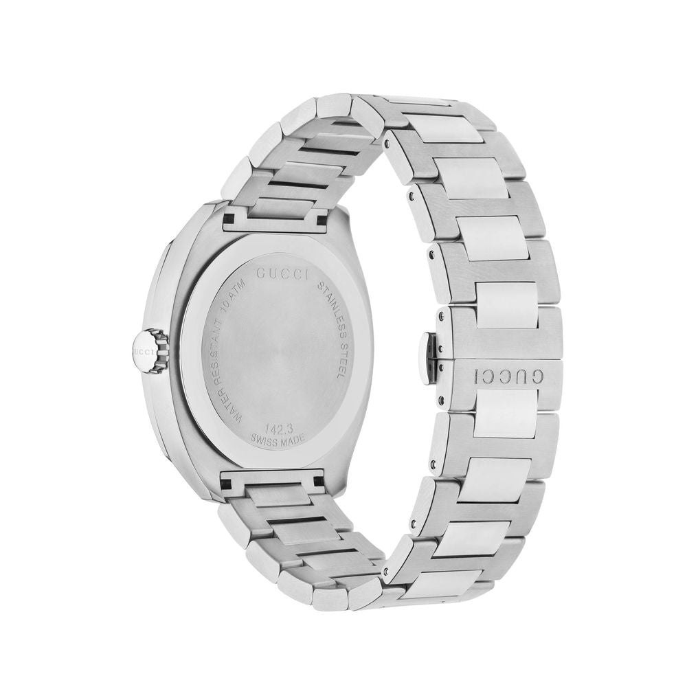 Gucci Graue Edelstahl-Dresswatch-2