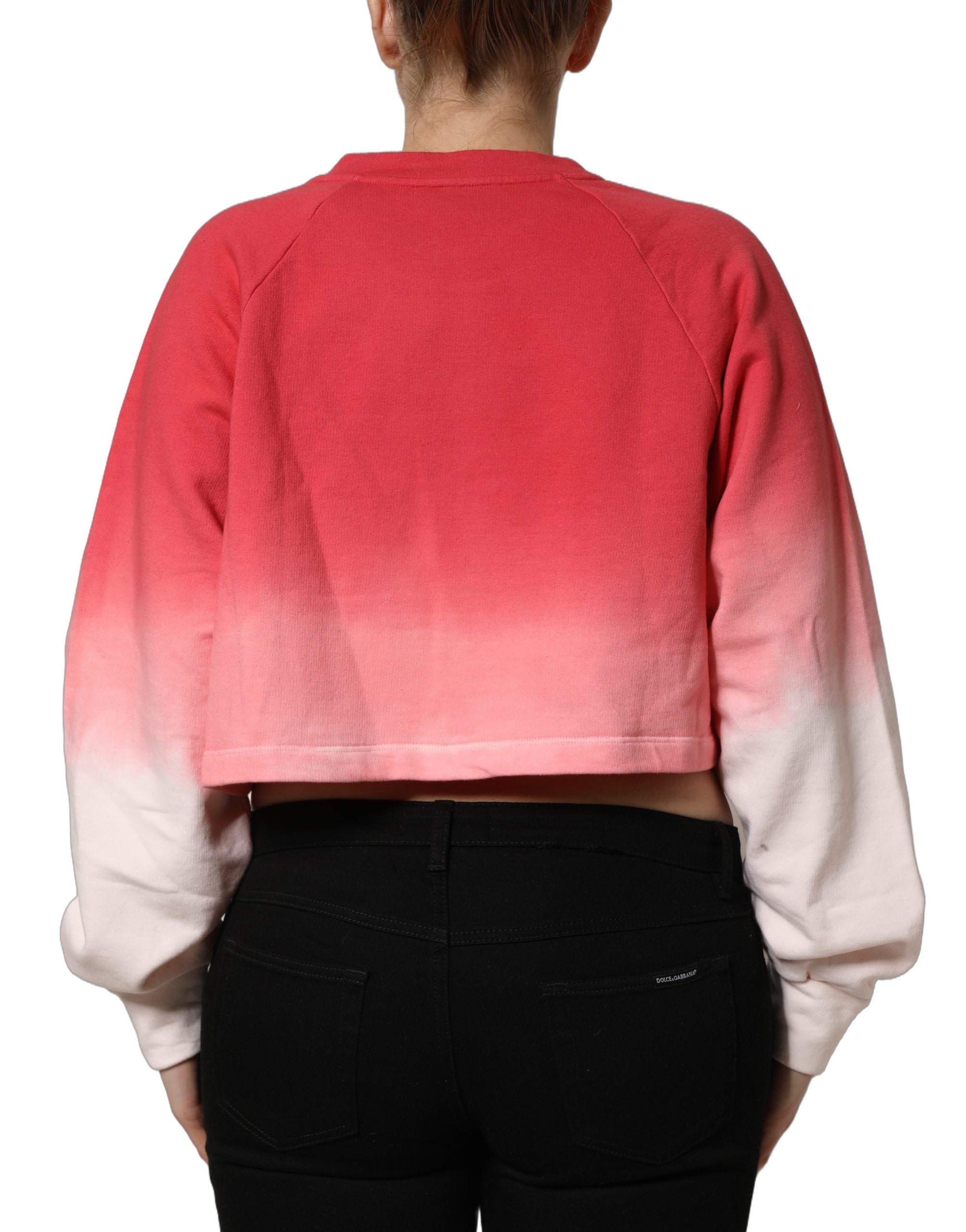 Dolce & Gabbana Multicolor Erdbeerprint Sweatshirt Pullover-5