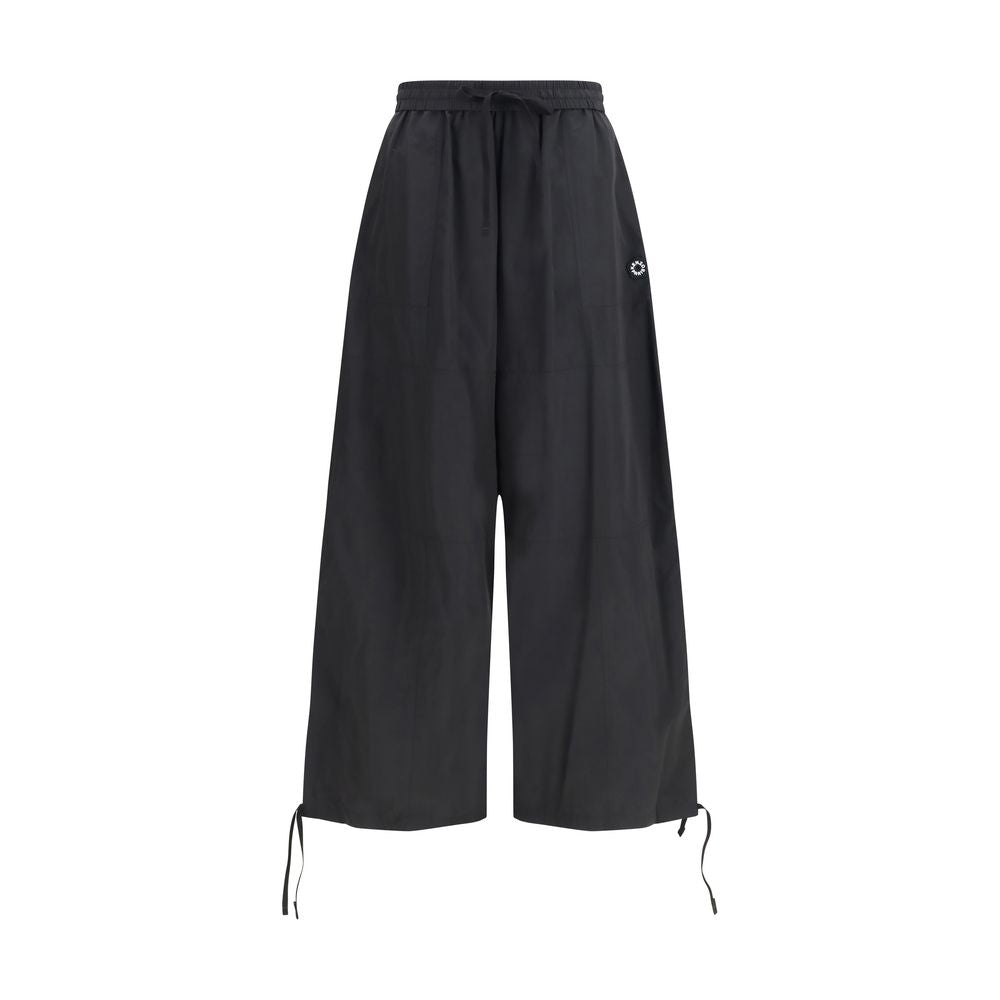 Kenzo Black Polyester Casual Trousers-1