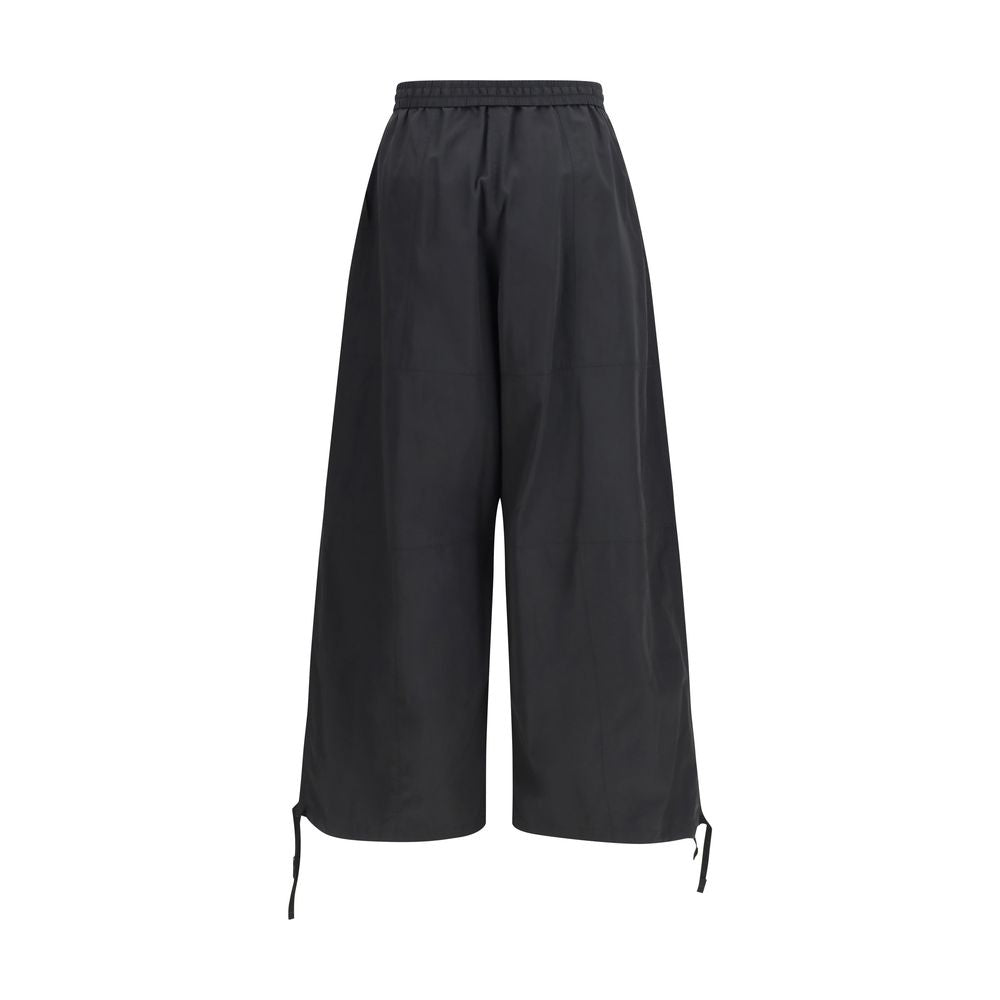 Kenzo Black Polyester Casual Trousers-2