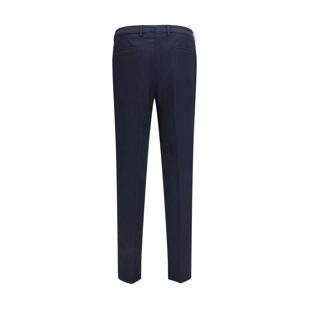 Brunello Cucinelli Schwarze Baumwoll-Chino-Hose-2