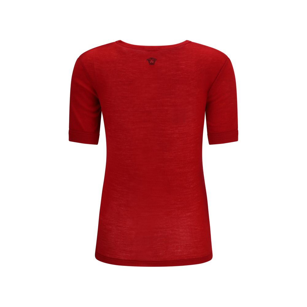 Versace Mehrfarbiges Woll-T-Shirt Oves Aries-2