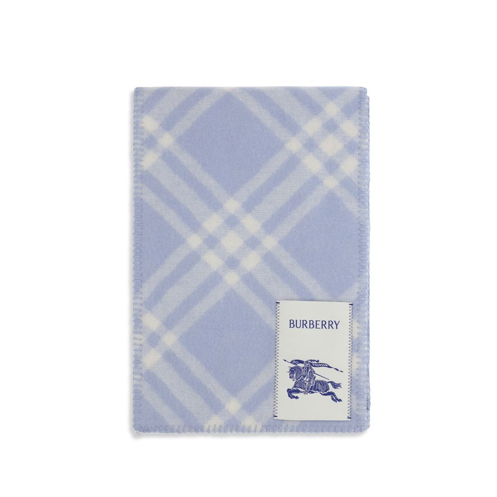 Burberry Schal Aries aus Wolle in Blau