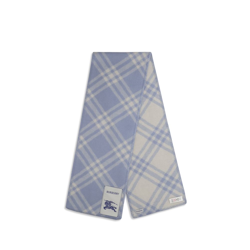 Burberry Schal Aries aus Wolle in Blau-2