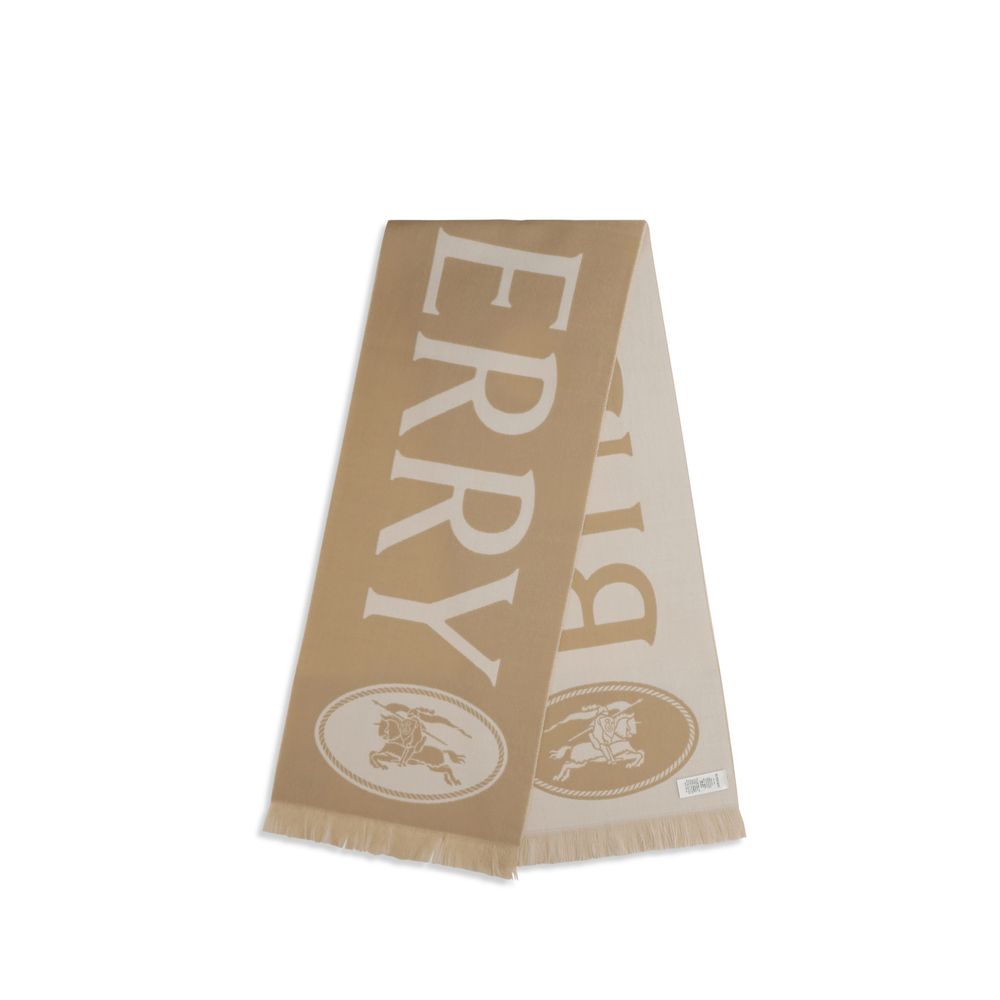 Burberry Beige Ovis Aries Wollschal-2
