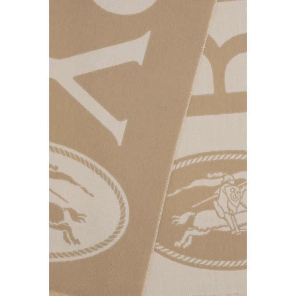 Burberry Beige Ovis Aries Wollschal-3