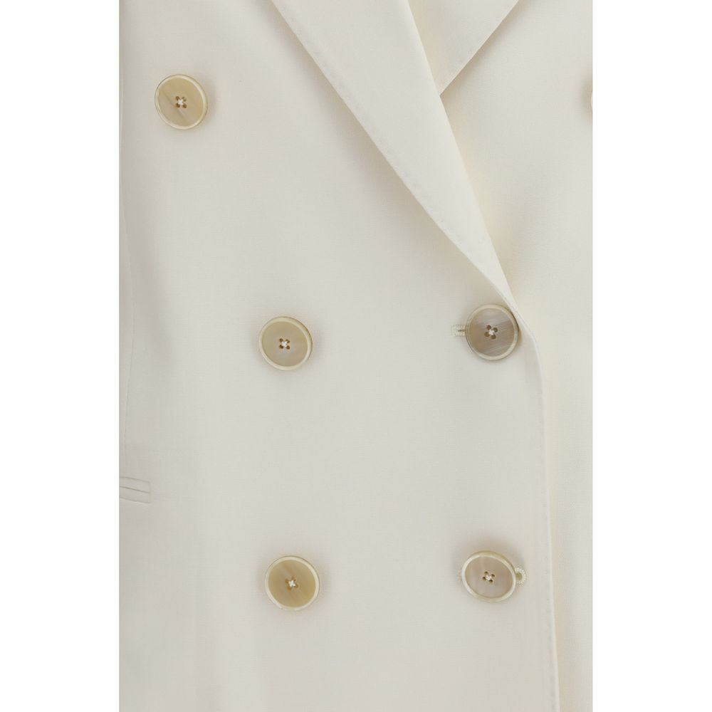 Givenchy Weiße Jacke aus Wolle Ovis Aries-3