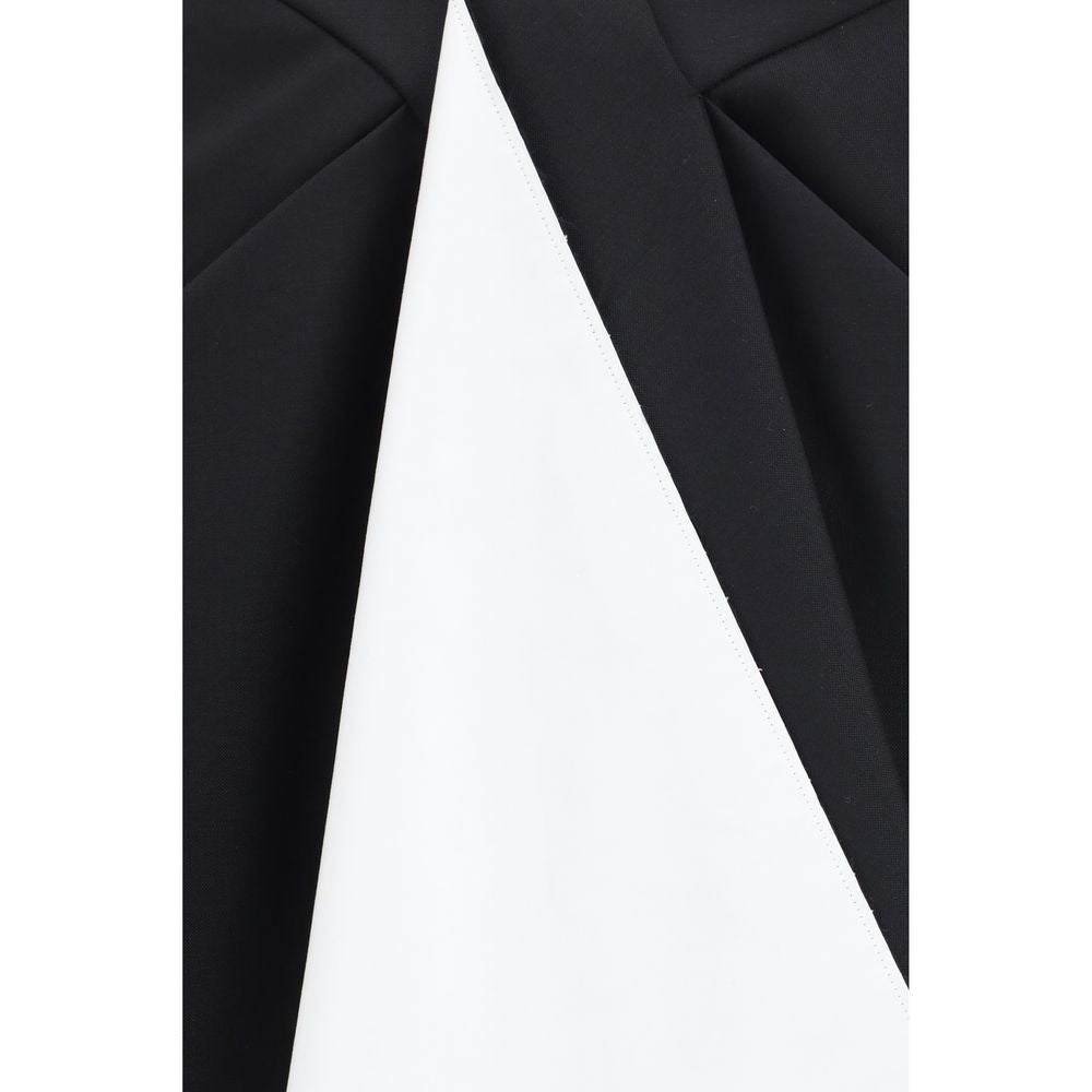 Givenchy Schwarzer Oves Aries Wollrock Midi-3