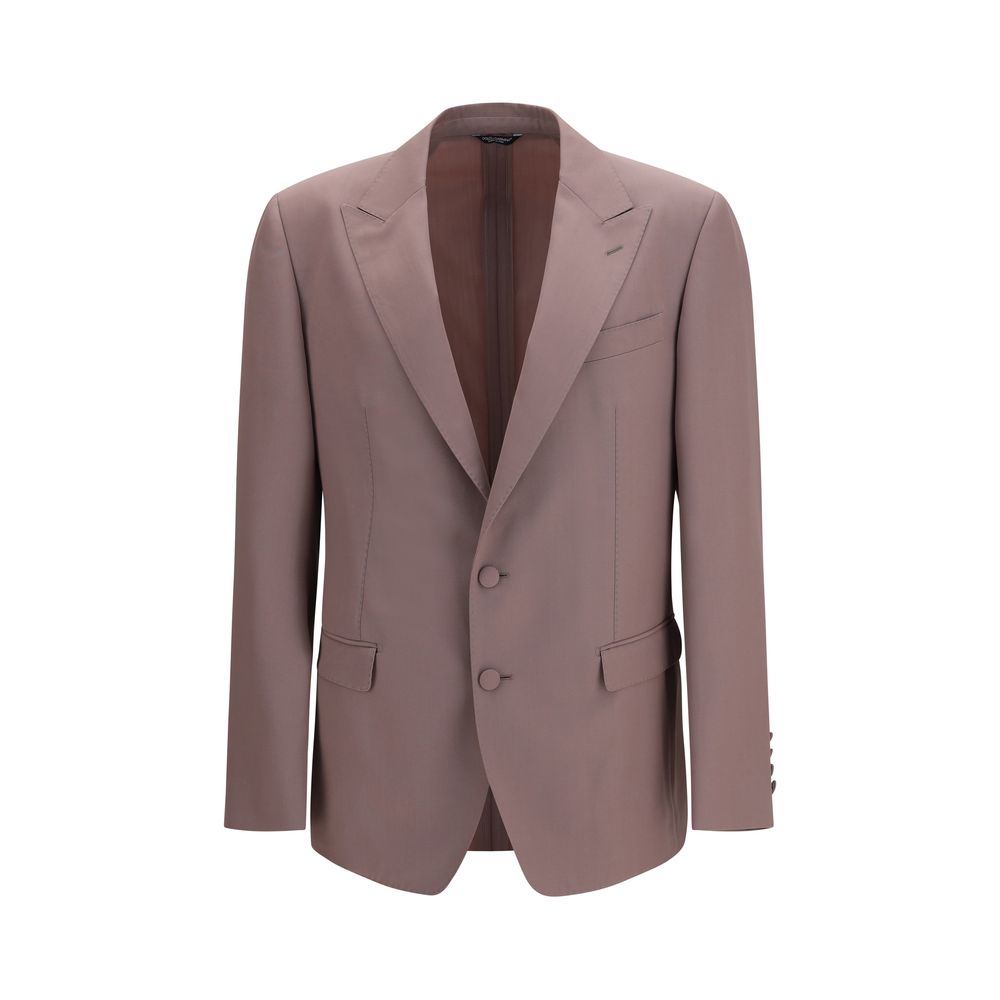 Dolce & Gabbana Braune Lammwolljacke Aries-1