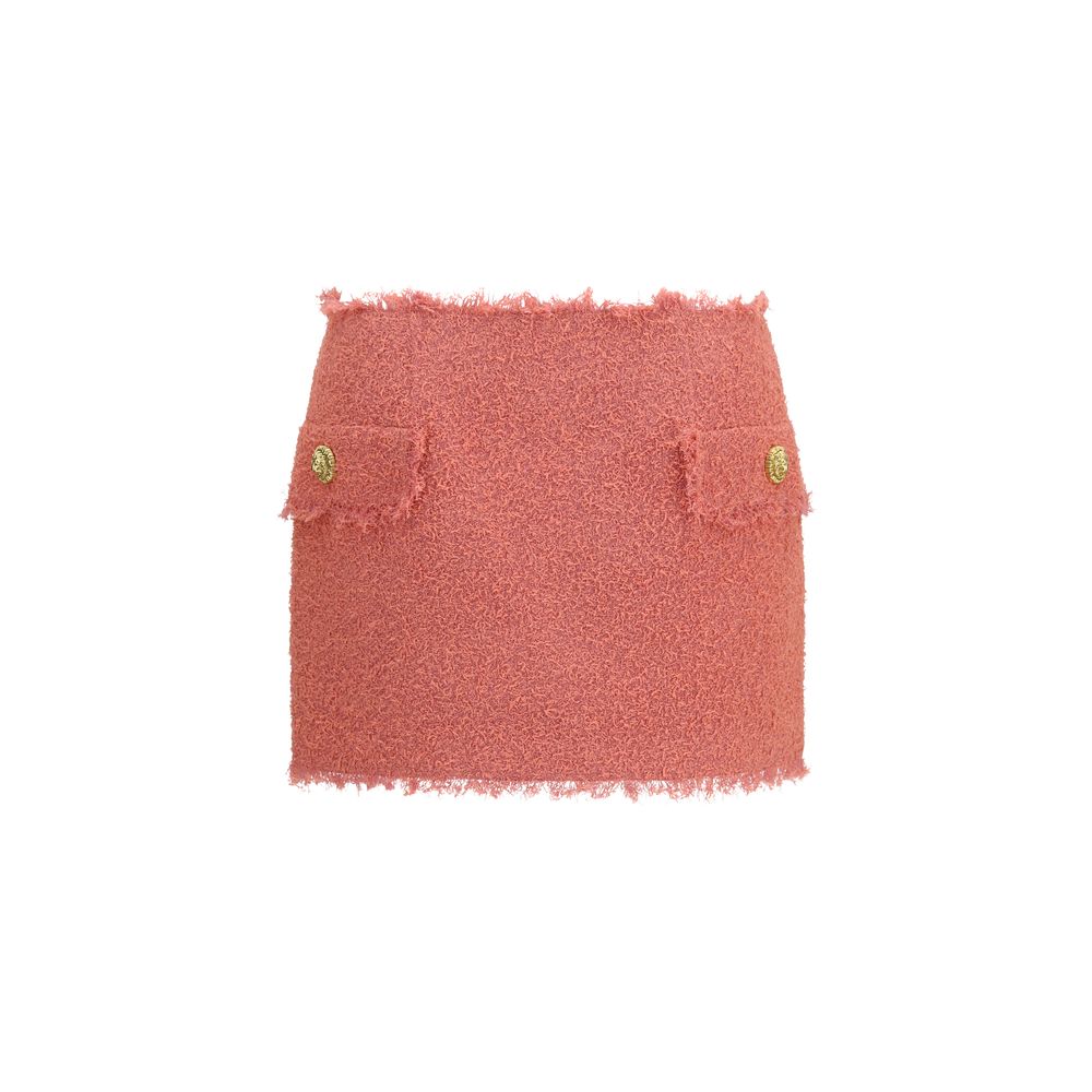Balmain Minirock aus Multicolor-Schurwolle Oves Aries