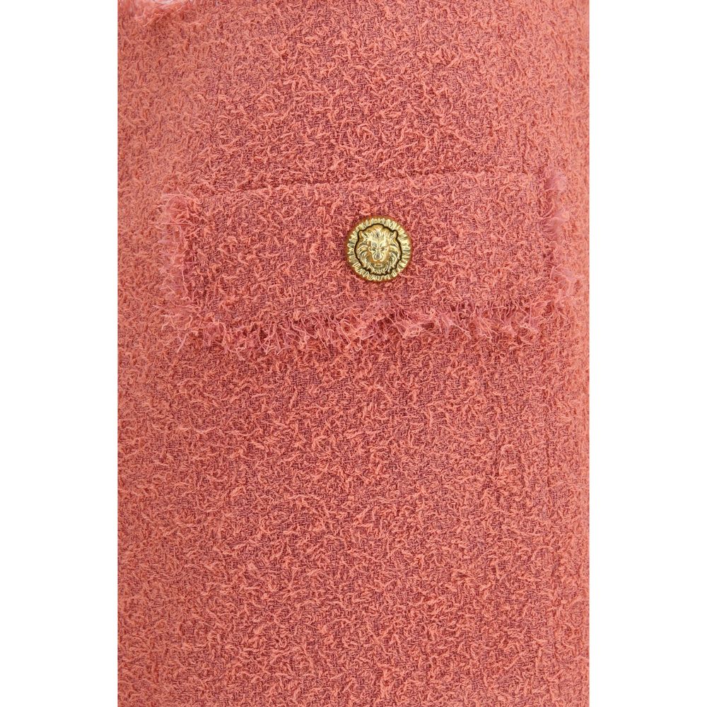 Balmain Minirock aus Multicolor-Schurwolle Oves Aries-3