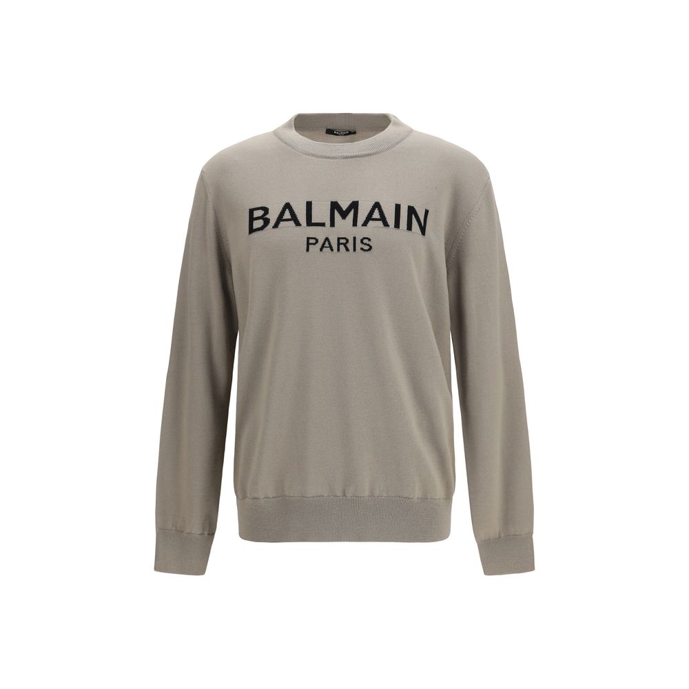 Balmain Bicolor Wool Oves Aries Sweatshirt-1