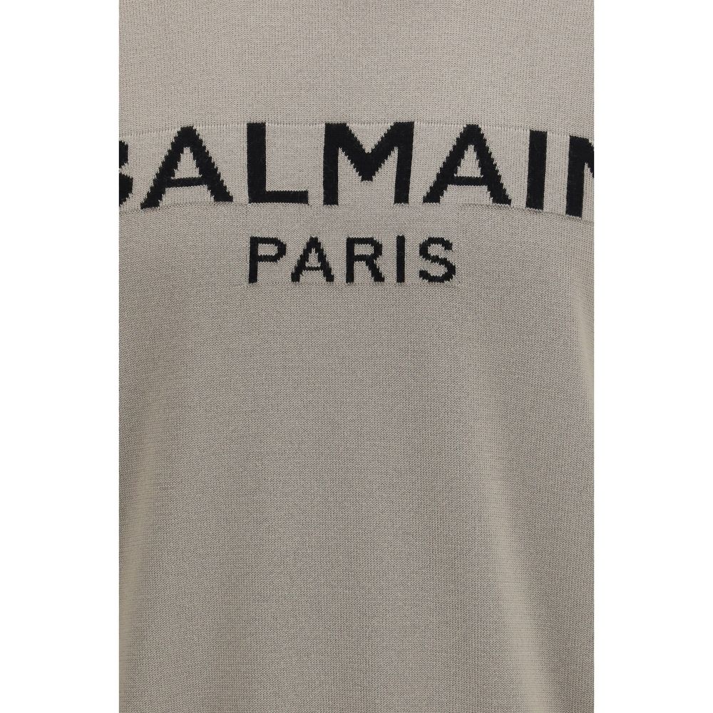 Balmain Bicolor Wool Oves Aries Sweatshirt-3