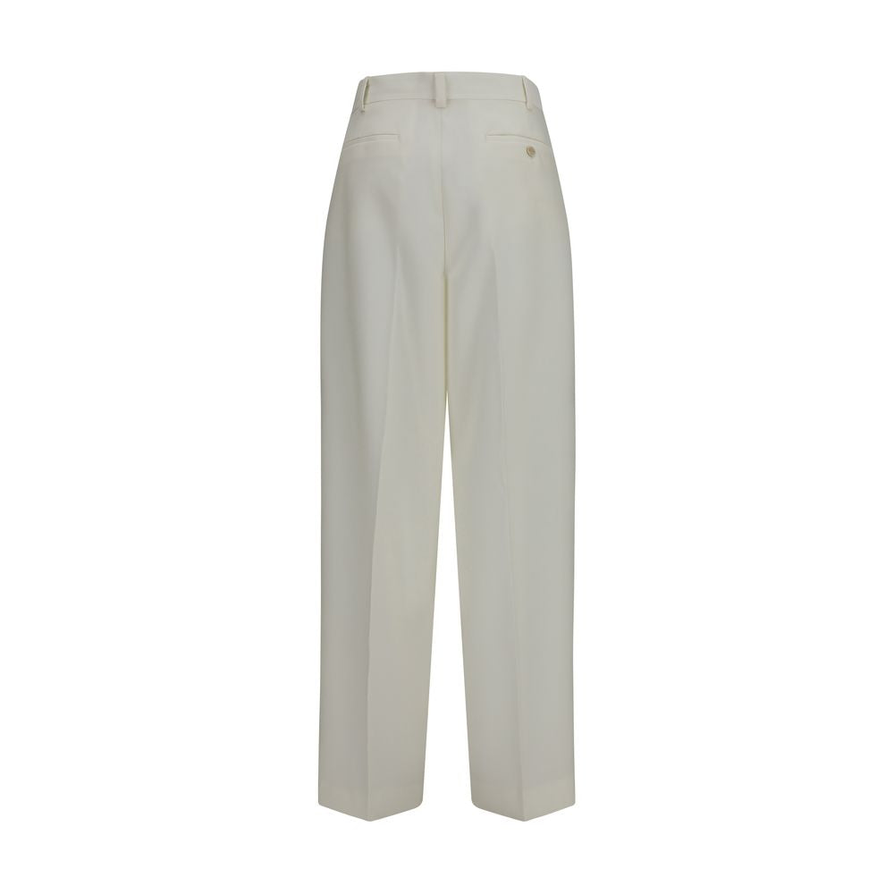 Calvin Klein Weiße Wollhose Oves Aries Casual Pants-2