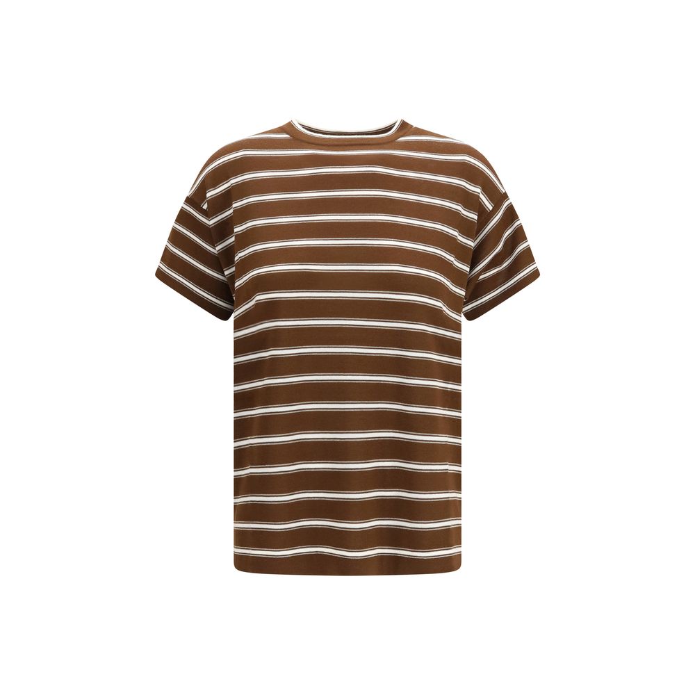 Brunello Cucinelli Beige Wool Oves Aries T-Shirt-1