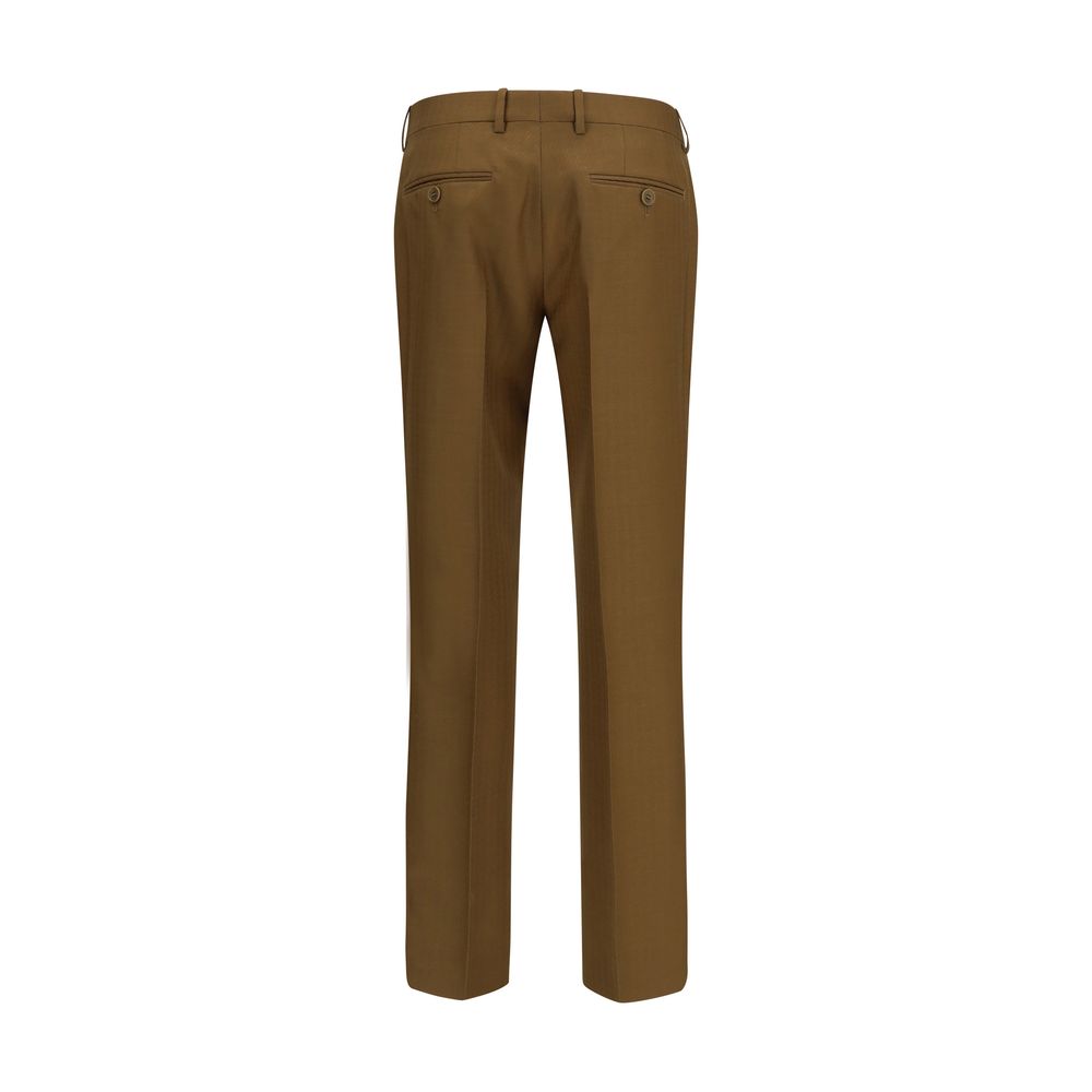 Burberry Braune Hose Aries aus Wolle-2