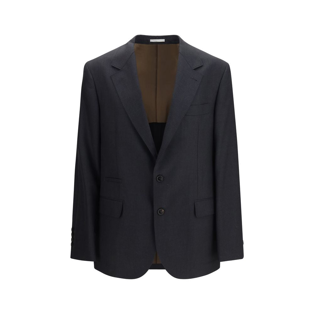 Brunello Cucinelli Schwarze Oversize-Jacke aus Wolle Oves Aries-1