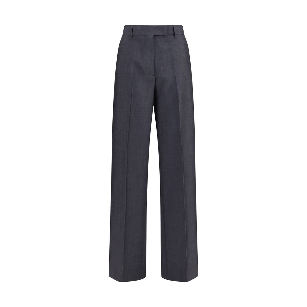 Miu Miu Graue Hose aus Wolle Ovis Aries