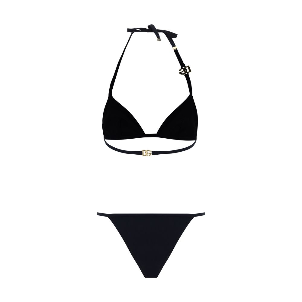 Dolce & Gabbana Black Nylon Bikini-2