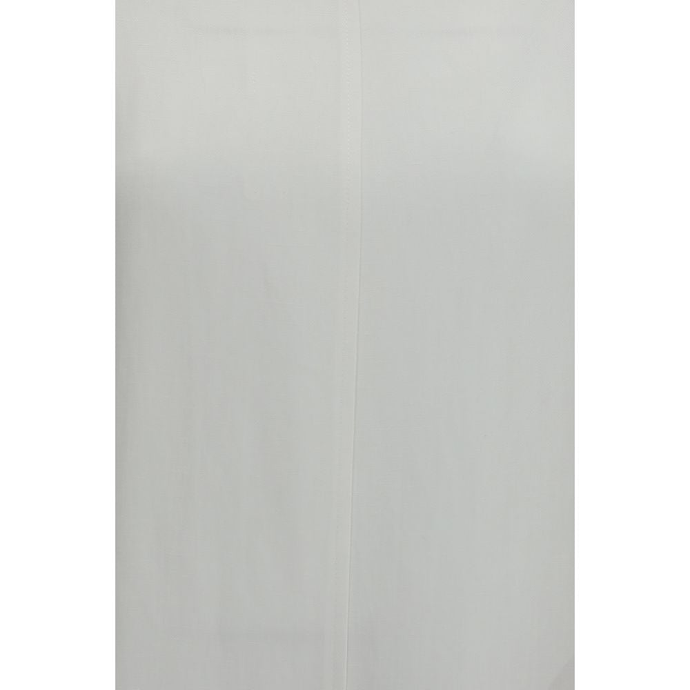 Brunello Cucinelli Weißes legeres Kleid aus Viskose-3
