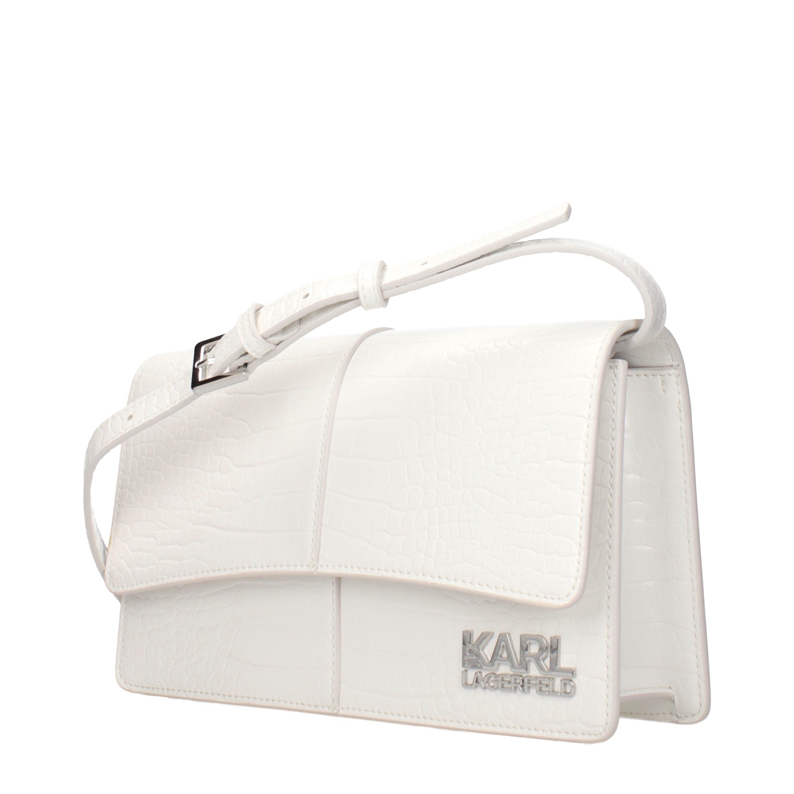 Karl Lagerfeld Weiße Crossbody-Tasche aus Polyethylen-2