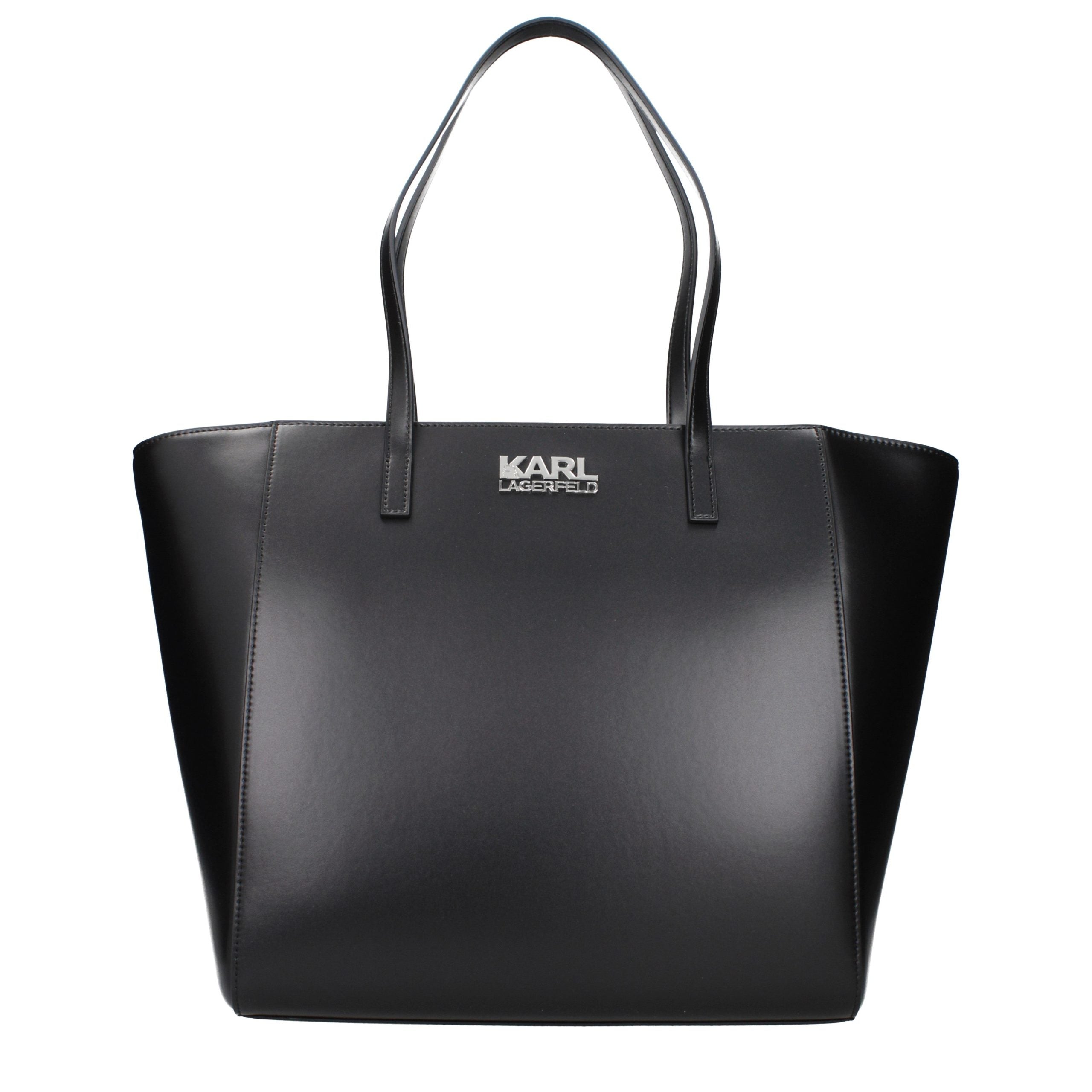 Karl Lagerfeld Schwarze Schultertasche aus Polyethylen-1
