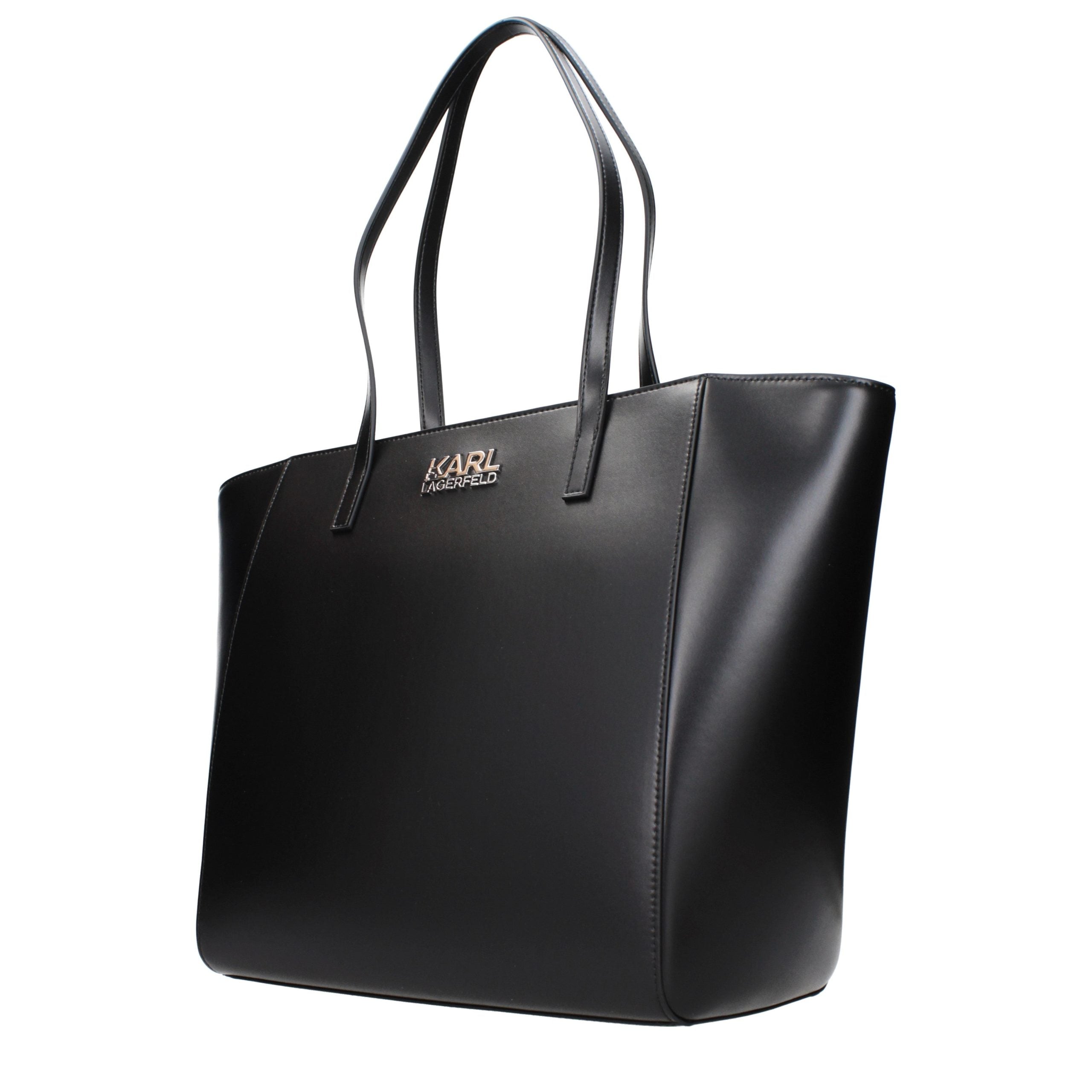 Karl Lagerfeld Schwarze Schultertasche aus Polyethylen-2