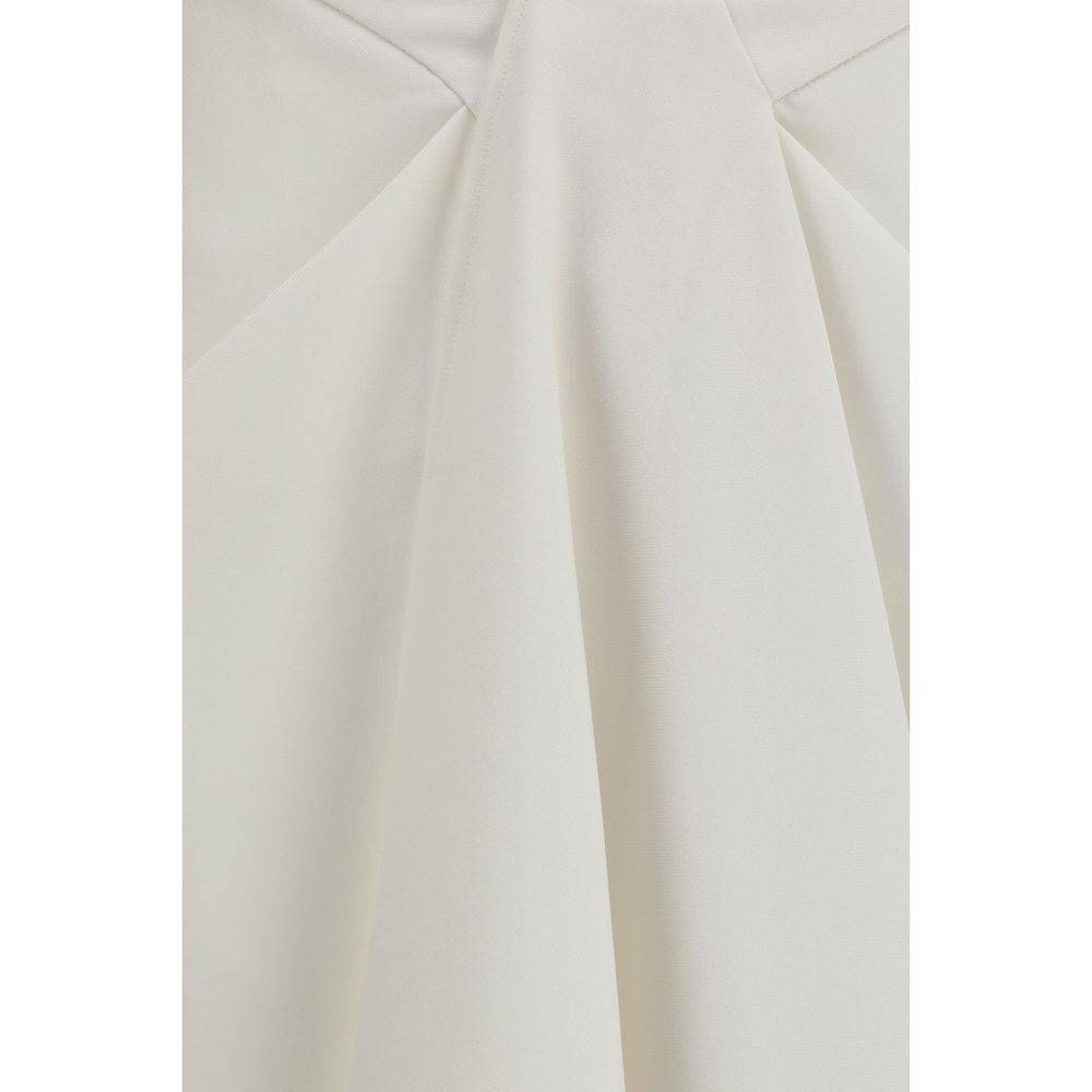 Givenchy Langer Rock aus weißer Wolle Ovis Aries-3