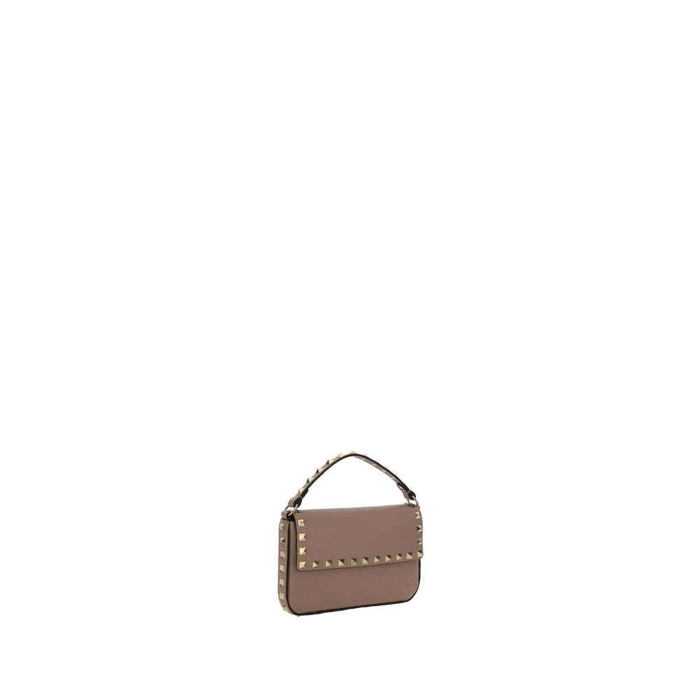 Valentino Garavani Beige Kalbsleder Bos Taurus Schultertasche-2