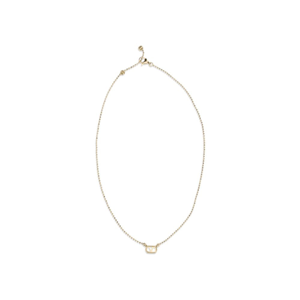 Valentino Garavani Goldfarbene Halskette aus Metall-2