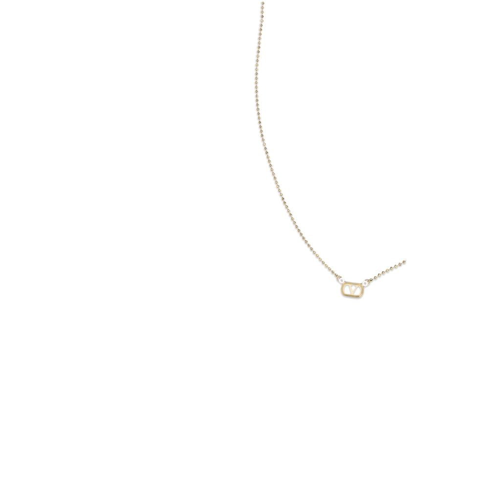 Valentino Garavani Goldfarbene Halskette aus Metall-3