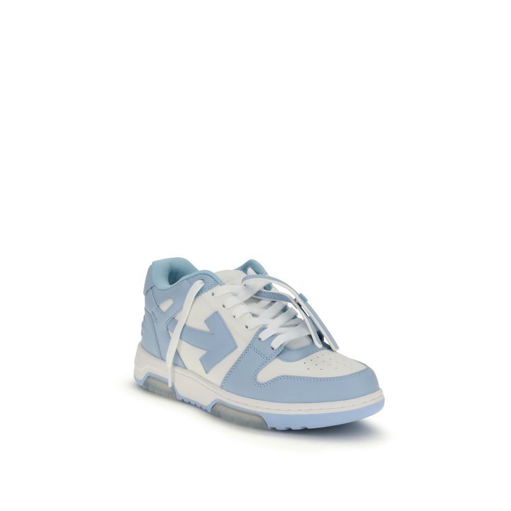 Off-White Blaue Polyester Sneakers-2