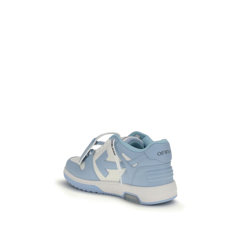 Off-White Blaue Polyester Sneakers-3