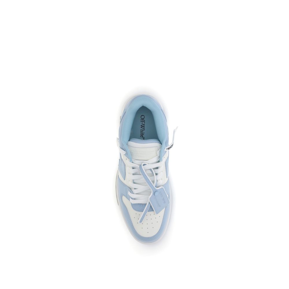 Off-White Blaue Polyester Sneakers-4