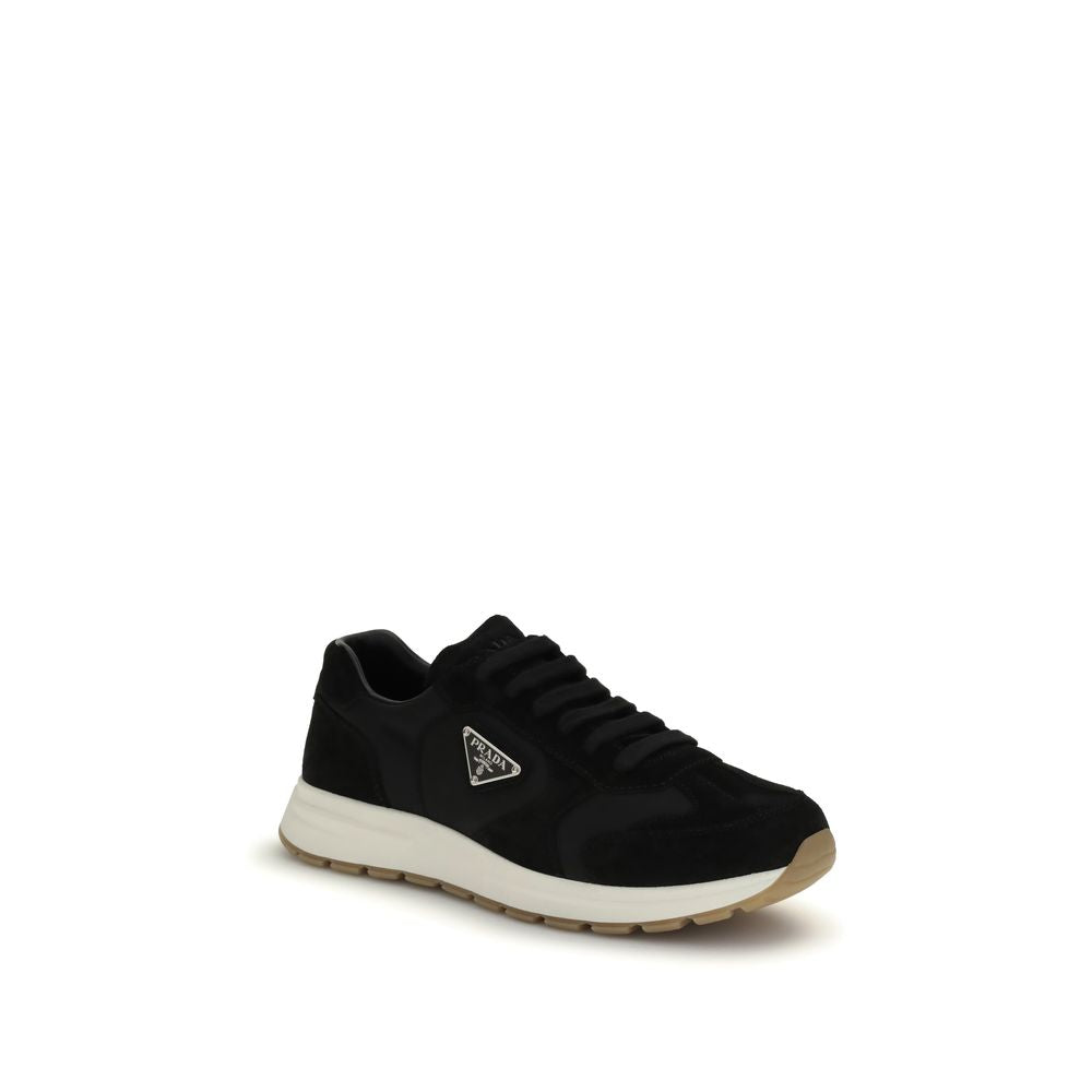 Prada Schwarze Sneaker aus recyceltem Polyamid-2