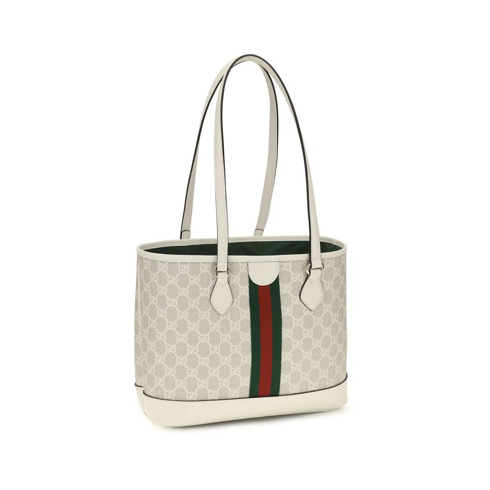 Gucci Weiße Baumwoll-Handtasche-3