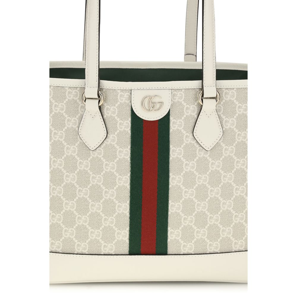 Gucci Weiße Baumwoll-Handtasche-4