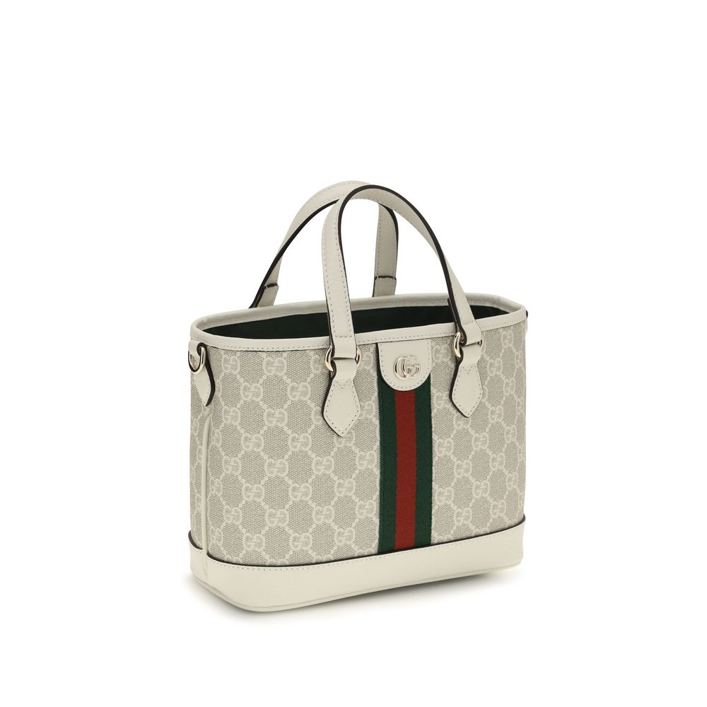 Gucci Weiße Stoff-Schultertasche-2