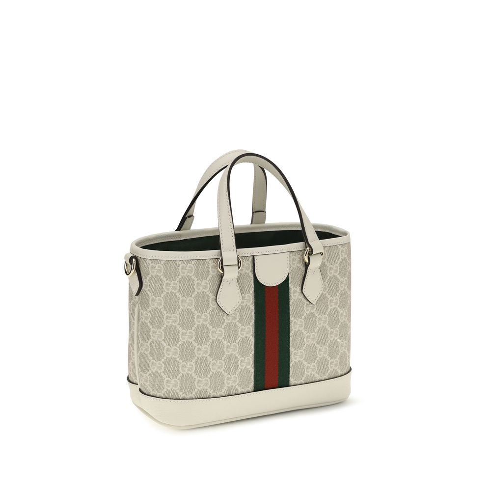 Gucci Weiße Stoff-Schultertasche-3