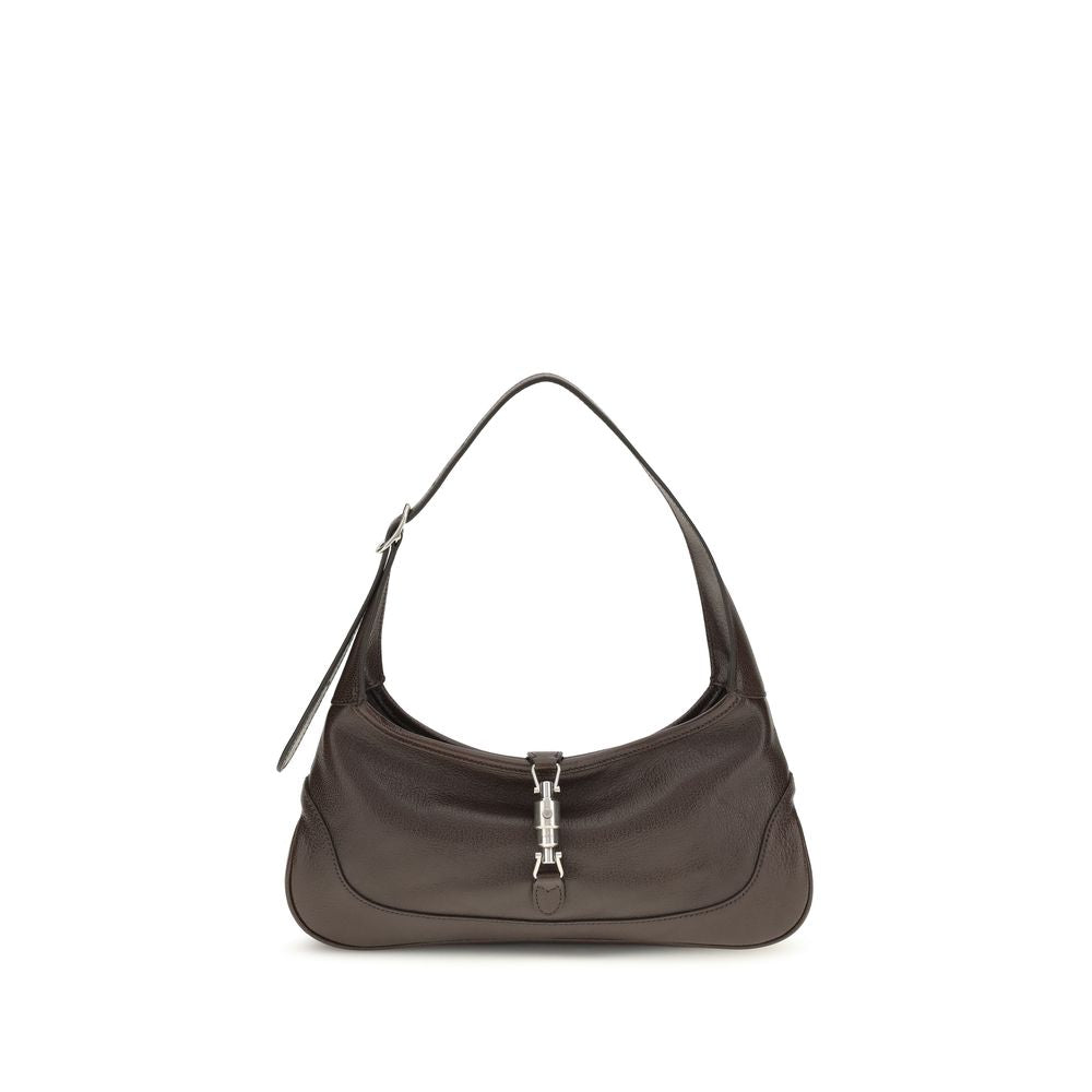 Gucci Braune Ziegenleder-Schultertasche-1