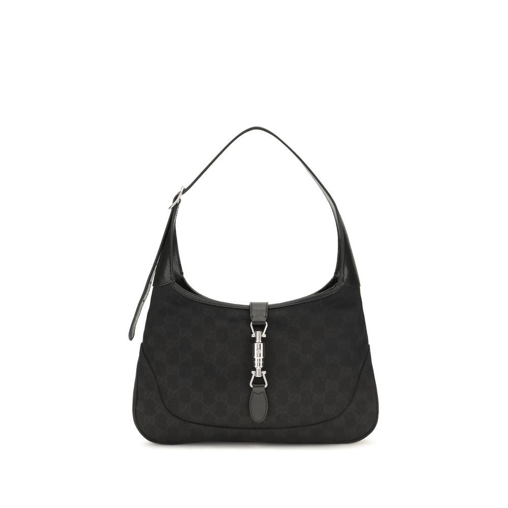 Gucci Schwarze Stoffhandtasche-1