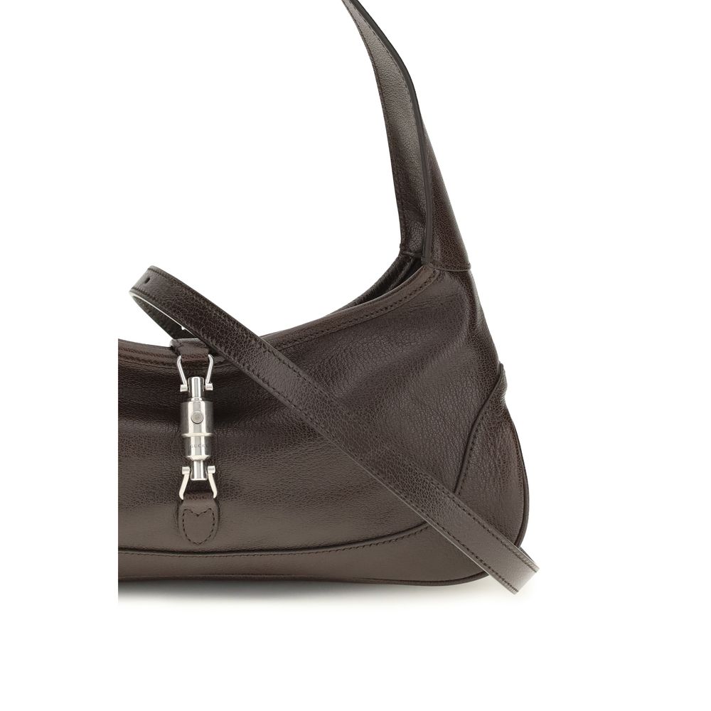 Gucci Braune Ziegenleder-Schultertasche-4