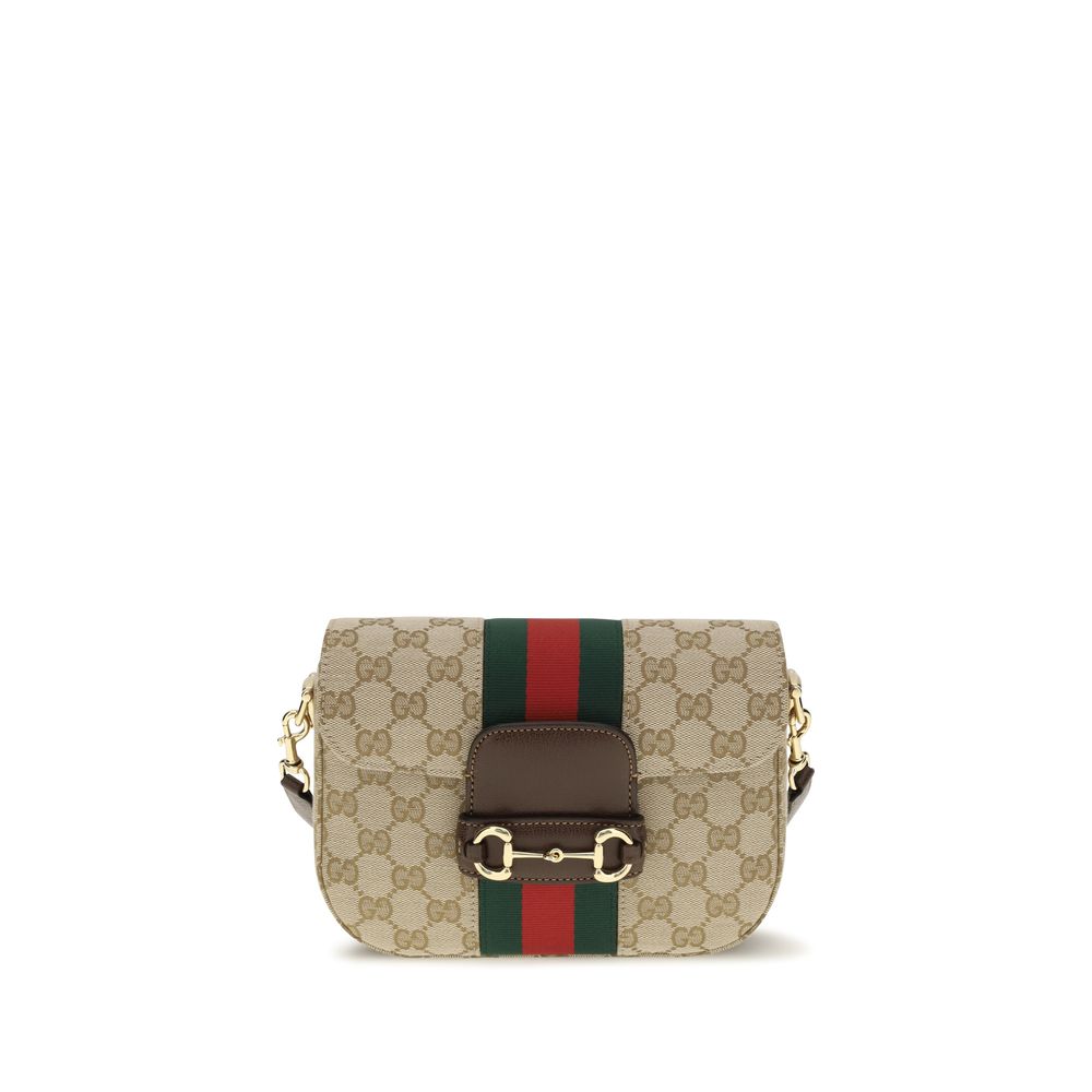 Gucci Beige Stoff-Schultertasche-1