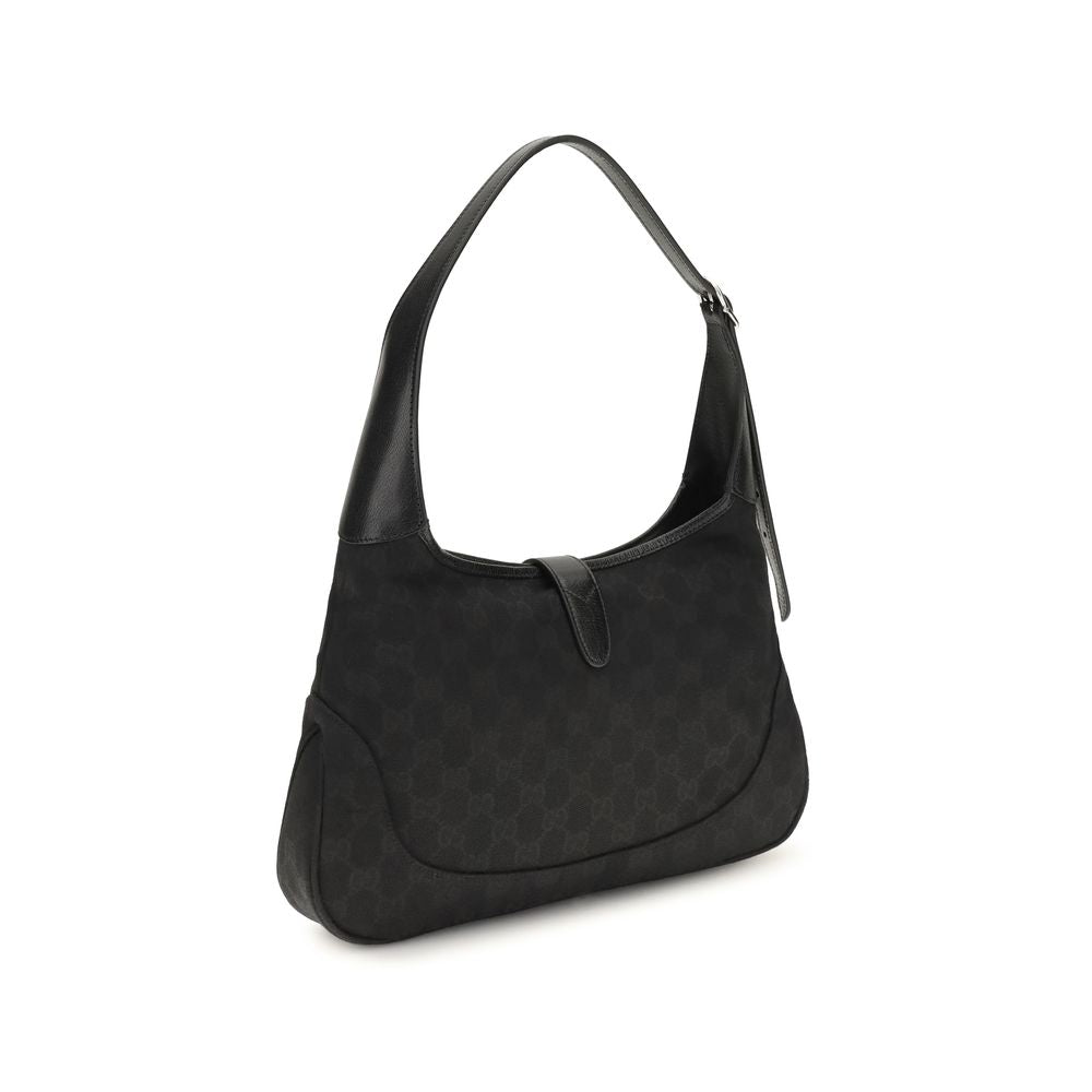 Gucci Schwarze Stoffhandtasche-3