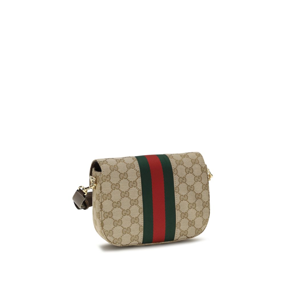 Gucci Beige Stoff-Schultertasche-3