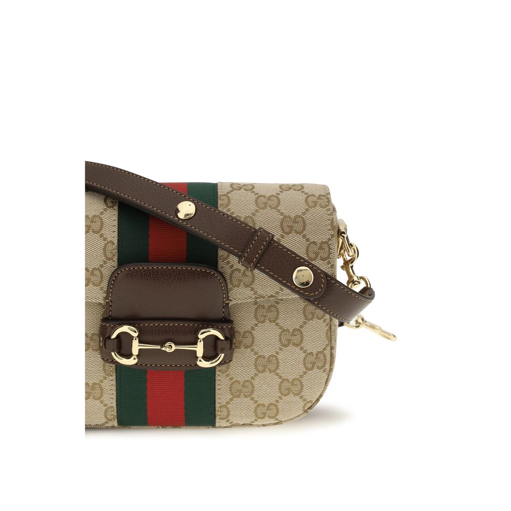 Gucci Beige Stoff-Schultertasche-4